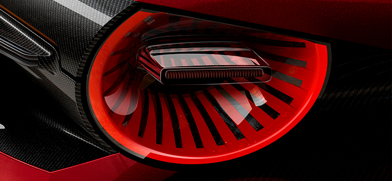 立體視覺效果尾燈